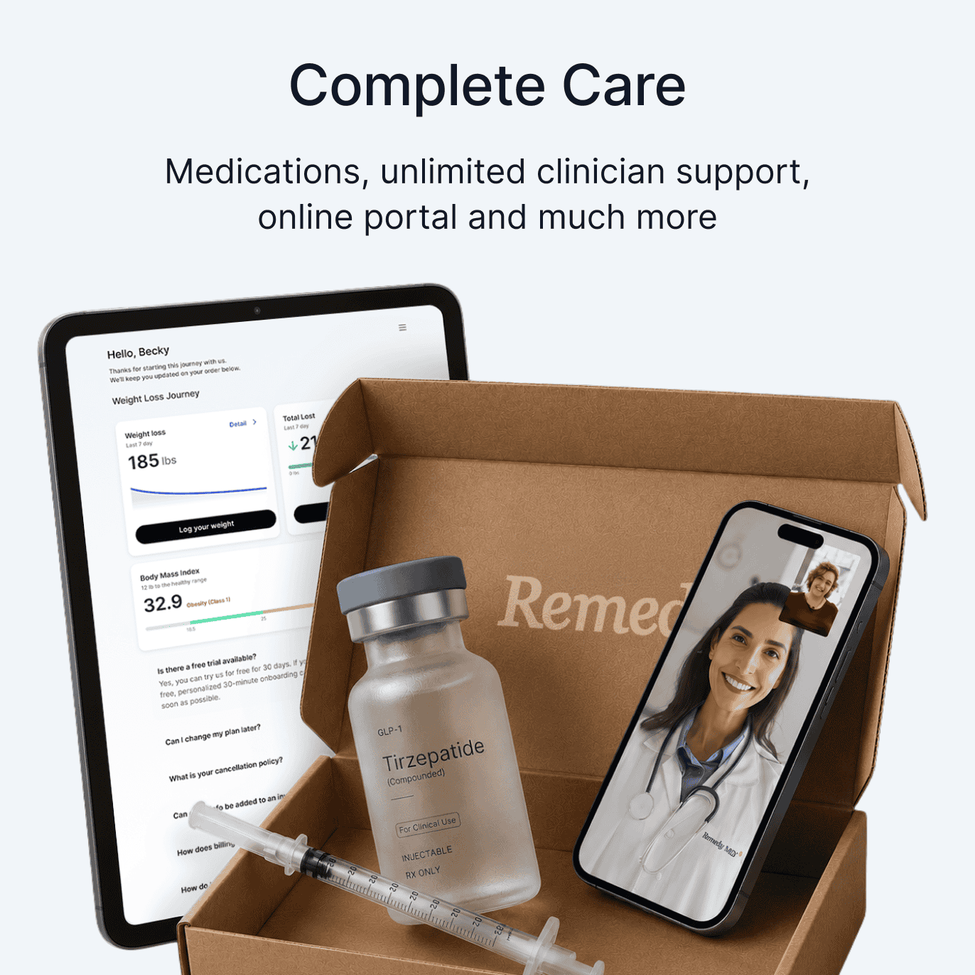 how much is tirzepatide through remedymd RemedyMeds